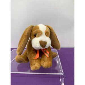 Galerie Reese’s Candy Dog 7 Inch Plush Long Ears Droopy Eyes Tan Brown Cream Hou